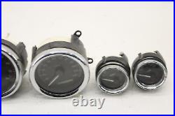 04-07 Harley Davidson Electra Glide Speedo Tach Volt Oil Fuel Air Gauge Set