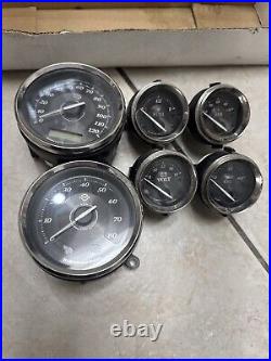 09-13 Harley Electra Ultra CVO Touring Tach Speedo Fuel Volt Oil Air Gauges