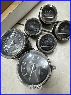 09-13 Harley Electra Ultra CVO Touring Tach Speedo Fuel Volt Oil Air Gauges