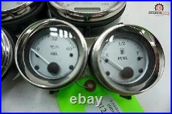 09 Harley Street Glide Touring Tacho Speedo Fuel Volt Oil Air Gauges 21K 1197