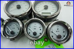 09 Harley Street Glide Touring Tacho Speedo Fuel Volt Oil Air Gauges 21K 1197