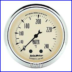 1811 Autometer 1811 Antique Beige 5 Gauge Set Fuel/Oil/Speedo/Volt/Water