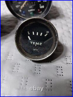 1970s Triumph Spirfire Vintage Smiths Guages Set Of 3 Speedo, Tach, Temp OEM