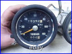 1972 Yamaha RD250 DS7 Y379-4 speedometer speedo tachometer tach gauge set