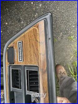 1976 1991 Ford Econoline Van E150 250 XLT WoodGrain Dash Bezel wood oem trim