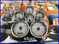 2009 Harley Street Glide Touring Tacho Speedo Fuel Volt Oil Air Gauges 22K