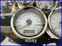 2009 Harley Street Glide Touring Tacho Speedo Fuel Volt Oil Air Gauges 22K