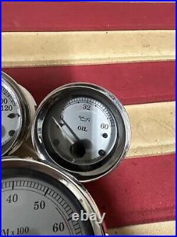 2010 Harley Road Glide Touring OEM Tach Speedo Fuel Volt Oil Air Gauges 34K Nice