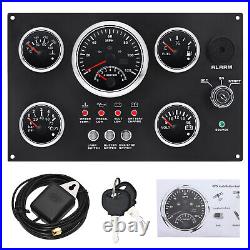 5 Gauge Set with Instrument Panel 0-8000RPM GPS Speedo For Car Marine Boat Yacht