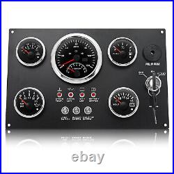 5 Gauge Set with Instrument Panel 0-8000RPM GPS Speedo For Car Marine Boat Yacht