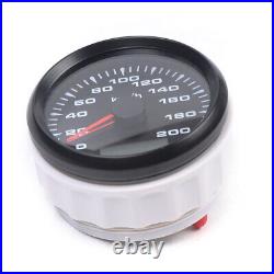 6 Gauge Set 5.2cm For Speedo Tacho Fuel Level Gauge Oil Pressure Volt Water Temp