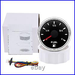 6 Gauge Set 85mm GPS Speedo 0-60MPH Tacho & 52mm Fuel Water Temp Volt Oil Press