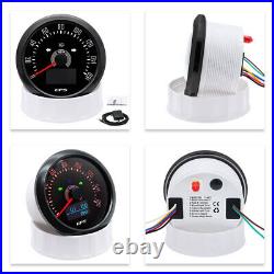 6 Gauge Set 85mm GPS Speedo Tacho & 52mm Fuel Level Water Temp Oil Pressure Volt