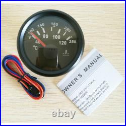 6 Gauge Set With Senders 40MPH Odo Trip Speedo Tacho Fuel Volt Oil Pressure Temp