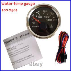 6 Gauge Set With Senders Speedo Tacho Fuel Temp Volts Oil 7 Colors LED USA STOCK