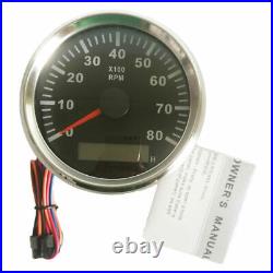 6 Gauge Set with Sender 120MPH Speedo Tacho Fuel Temp Volt Oil Pressure US STOCK