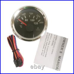 6 Gauge Set with Sender 120MPH Speedo Tacho Fuel Temp Volt Oil Pressure US STOCK