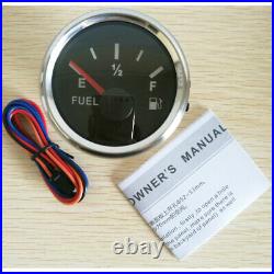 6 Gauge Set with Sender Speedo 200MPH 300KM/H Tacho Fuel Volt Oil Temp USA STOCK