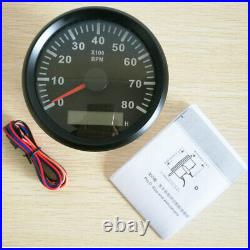 6 Gauge Set with Senders 200MPH 300KM/H Speedo Tacho Fuel Volt Oil Temp US STOCK