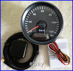 6 gauge set with sender 85mm GPS 120kph speedo tacho fuel temp volt oil Pressure