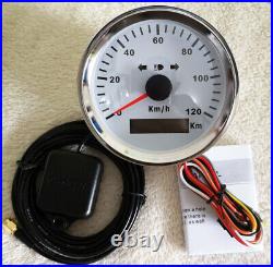 6 gauge set with senders 120km/h speedo tacho fuel temp volts oil pressure white