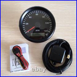 6 gauge set with senders speedo 0-120mph tacho fuel volt oil pressure temp black