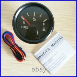 6 gauge set with senders speedo 0-200MPH tacho fuel volt Oil pressure temp black