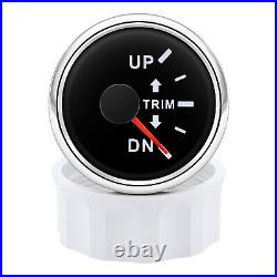 7 Gauge Set 85mm GPS Speedo 80MPH&Tacho 8000RPM&52MM Fuel/Temp/Oil/Volt/Trim