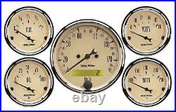 A/B 5pc. Gauge Kit with Elec. Speedo Metric AUTOMETER 1809-M