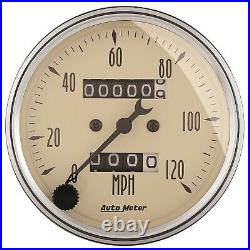 Auto Meter 1808 Antique Beige 5 Gauge Kit Speedo/Oil/Water/Volt/Fuel