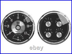 Auto Meter Black Diamond 2 Gauge Kit (5 Quad & Tach/Speedo) 2005