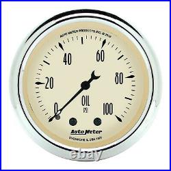 AutoMeter 1811 Antique Beige 5 Gauge Set Fuel/Oil/Speedo/Volt/Water