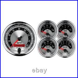 AutoMeter GA SET 5PC E SPD AM GAUGE KIT, 5 PC, 3 3/8 & 2 1/16, ELEC. SPEEDO