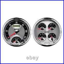 Autometer 1205 American Muscle Quad Gauge Tach Speedo Kit