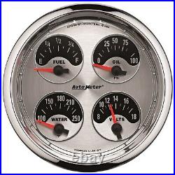 Autometer 1205 American Muscle Quad Gauge Tach Speedo Kit