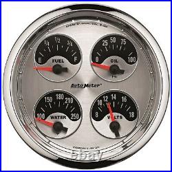 Autometer 1205 American Muscle Quad Gauge/Tach/Speedo Kit