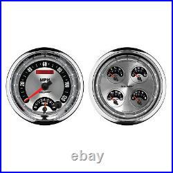 Autometer 1205 American Muscle Quad Gauge Tach Speedo Kit