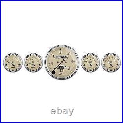 Autometer 1808, A/B 5Pc. Gauge Kit WithMech. Speedo, Kit, Performance Racing Part