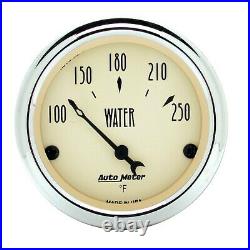 Autometer 1850 Antique Beige 5 Gauge Set Fuel/Oil/Speedo/Volt/Water