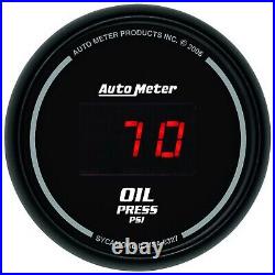 Autometer 6300 Sport Comp Digital 5 Gauge Set Fuel Oil Speedo Volt Water