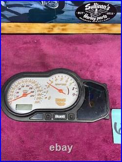 Buell gauge speedo speedometer cluster set instrument panel damaged