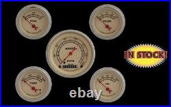 Classic Instruments VT00SLC Vintage 5 Gauge Set 3-3/8 Speedo & 4 2-1/8 SLC