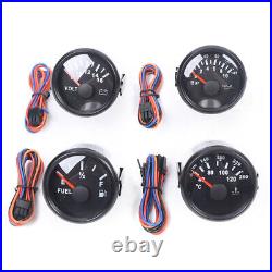 Electronic 6 Gauge Set GPS Speedo Tacho Oil Pressure Fuel Level For Car, Boat