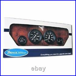 Faria Euro OUTOBARD Gauge SET KT9796 Tachometer 7RPM Speedo 55MPH Fuel Voltmeter