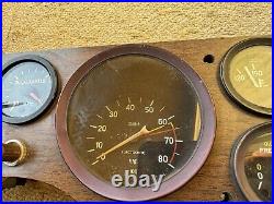 Fiat 124 Spider dash speedometer instrument cluster gauges speedo dash Rare