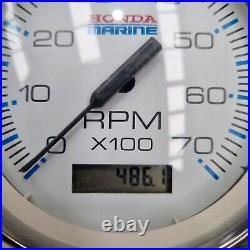 Genuine Honda RPM Tachometer Speedo Voltage Water Pressure Gauge Set Outboard