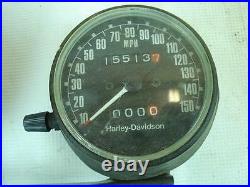 Harley Ironhead Sportster Gauge Cluster Set Speedometer Tachometer Speedo Tach