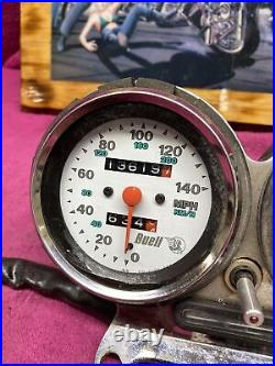 Harley buell speedo gauge set speedometer tach tachometer Mount Instruments Oem