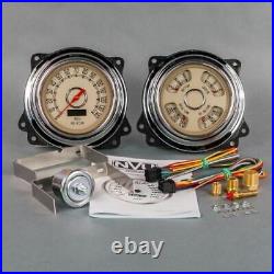 New Vintage USA 47371-02 Woodward Series Speedo-Quad Gauge, For GM Truck NEW