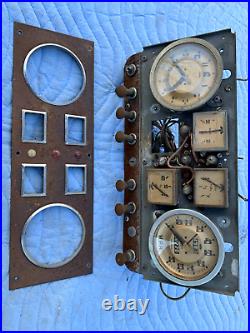 Original 1953 Riley Rme Dash Set Gauges Speedo Clock Interior Dashboard Jaeger